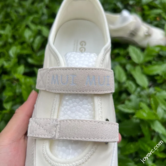 MiuMiu White Grey Sneakers