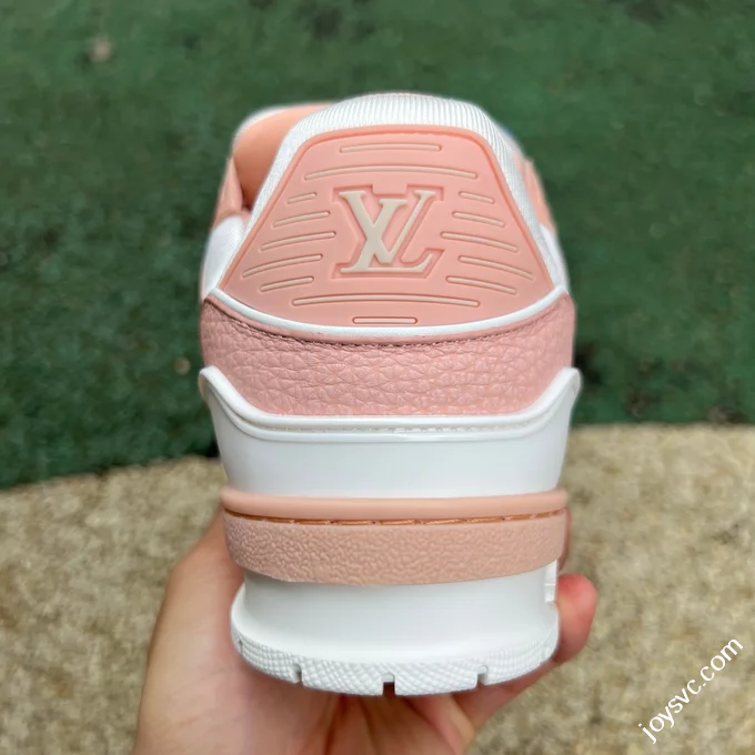 LOUIS VUITTON Trainer Lv White Pink Sneakers