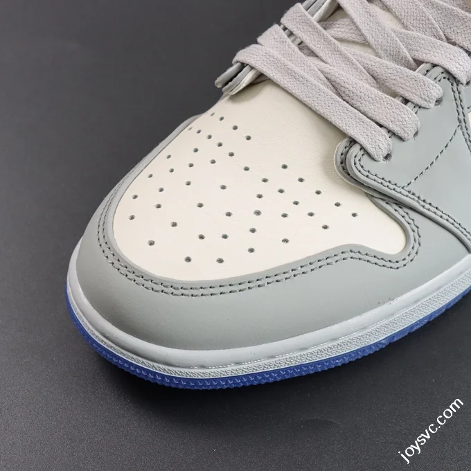 AJ1 Dior High OG White Grey Sneakers