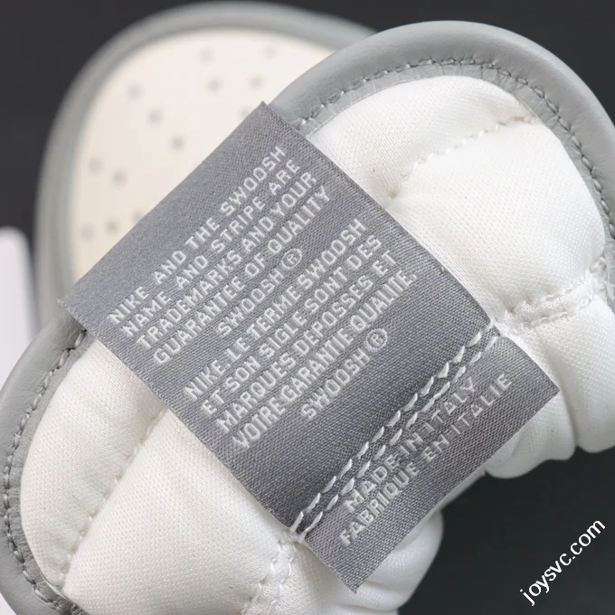 AJ1 Dior Low White Grey Sneakers