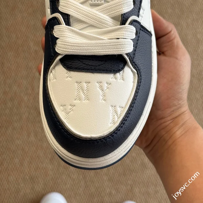 MLB White Cyan Sneakers Item: 3ASXM075N (GP002)