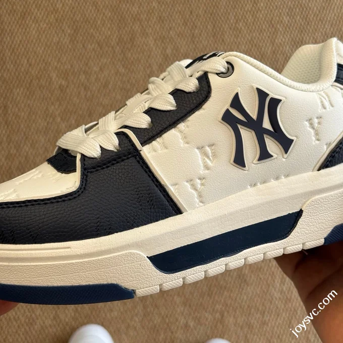 MLB White Cyan Sneakers Item: 3ASXM075N (GP002)
