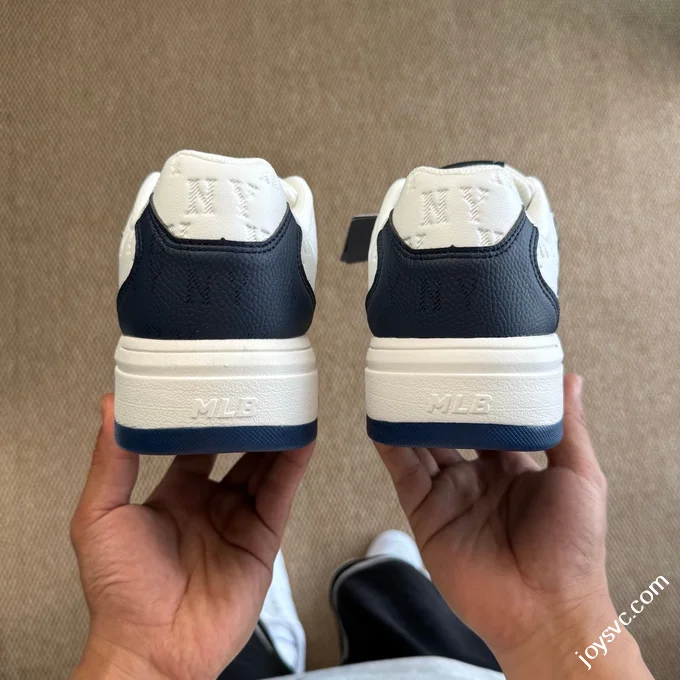 MLB White Cyan Sneakers Item: 3ASXM075N (GP002)