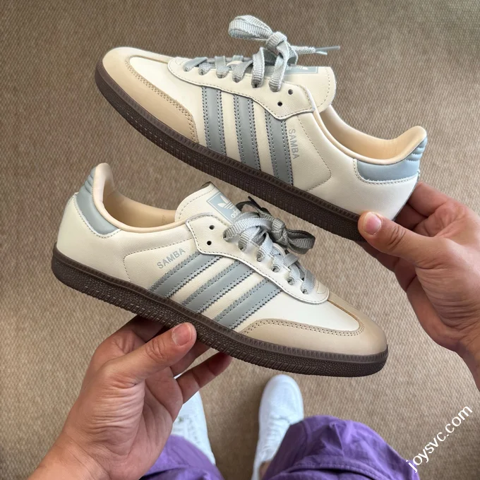 Adidas Samba OG Off-White Blue Sneakers JH7299