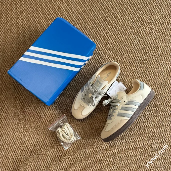Adidas Samba OG Off-White Blue Sneakers JH7299