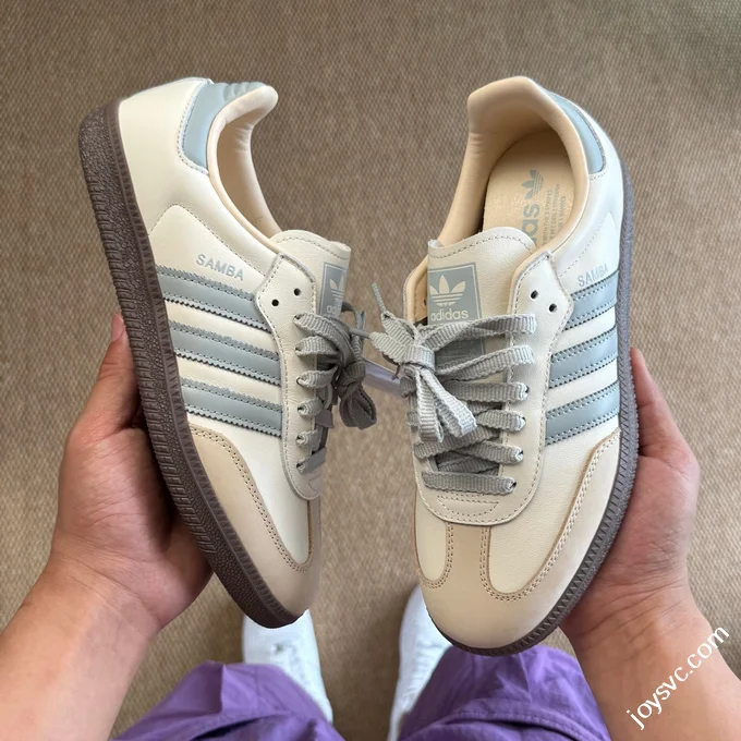 Adidas Samba OG Off-White Blue Sneakers JH7299