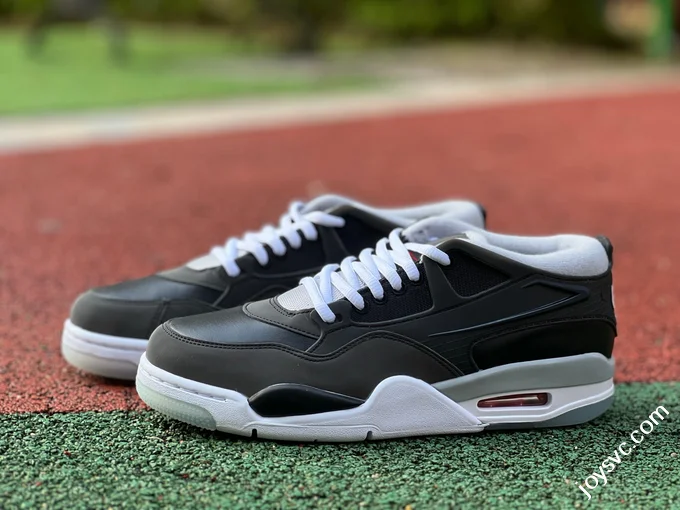 AJ4 Low Black Grey White NIKE AIR JORDAN 4 RM PRM HV5184-010