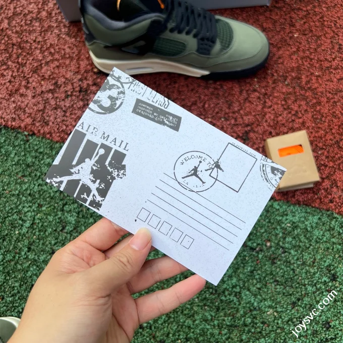 AJ4 Military Green UNDEFEATED Collaboration IB1519-200