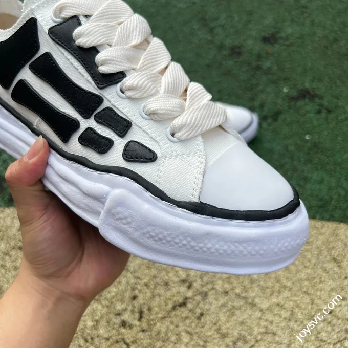 MMY Bone White Black Sneakers Maison Mihara Yasuhiro x AMIRI Skel-Top Low