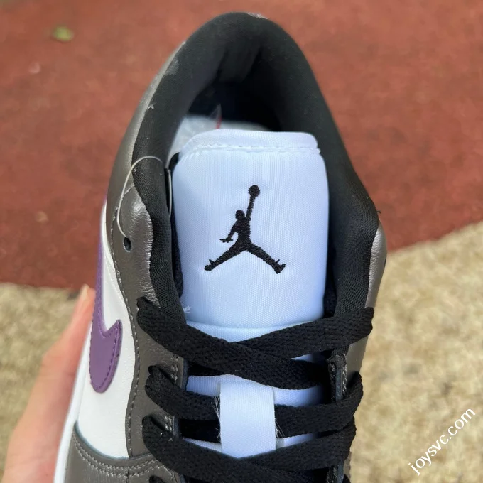 AJ1 Low White Silver Purple Sneakers HJ5910-105