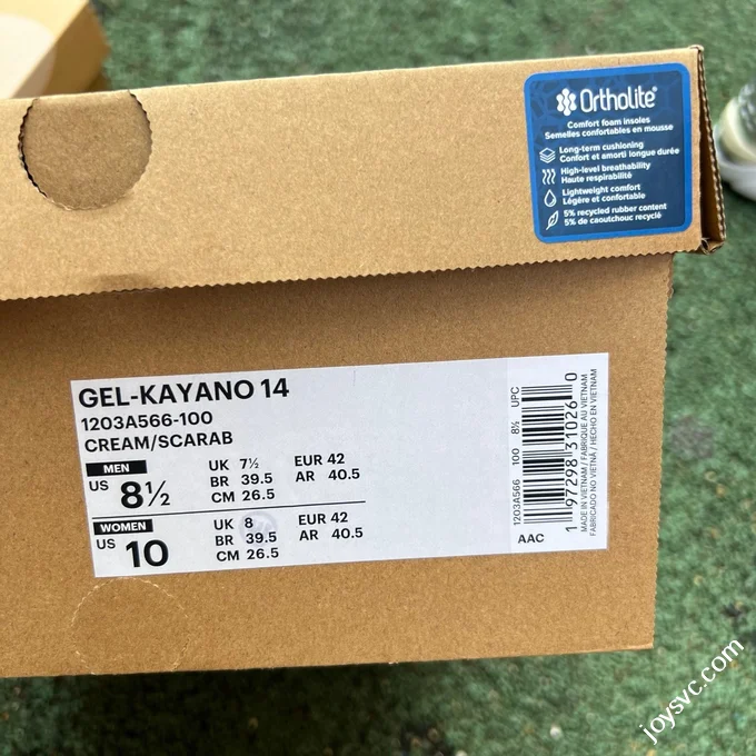 President Pure Original Asics Gel-Kayano 14 White Silver Green 1203A566-100
