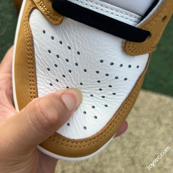 LJR Version AJ1 Rookie Low White Brown Low Top Retro Basketball Shoes CZ0790-107