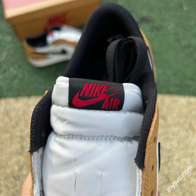 LJR Version AJ1 Rookie Low White Brown Low Top Retro Basketball Shoes CZ0790-107