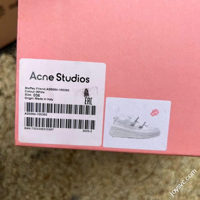 Acne Studios Velcro White Sneakers