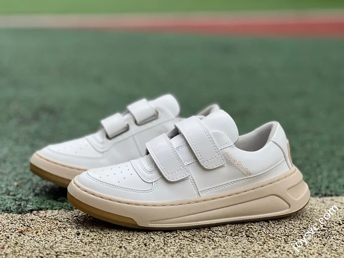 Acne Studios Velcro White Yellow Sneakers