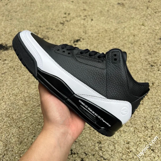 AJ3 Black White Lightning Sneakers DA3595-001
