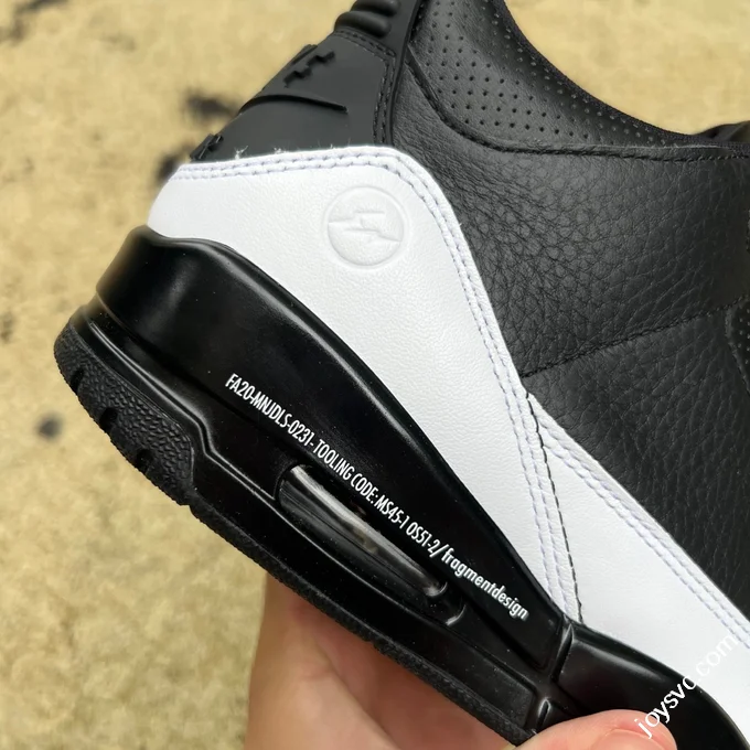 AJ3 Black White Lightning Sneakers DA3595-001