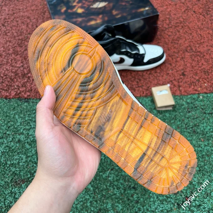 AJ1 Xuanwu Black White Orange Asia Limited CNY Snake Year IB3165-091