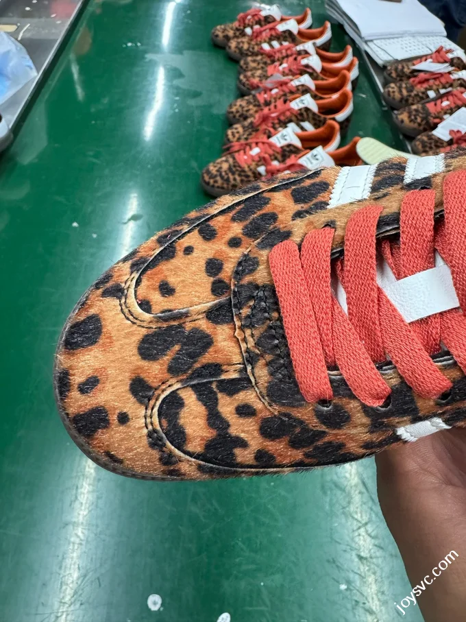 AD Originals Samba OG Brown Leopard Print Sneakers JI2734