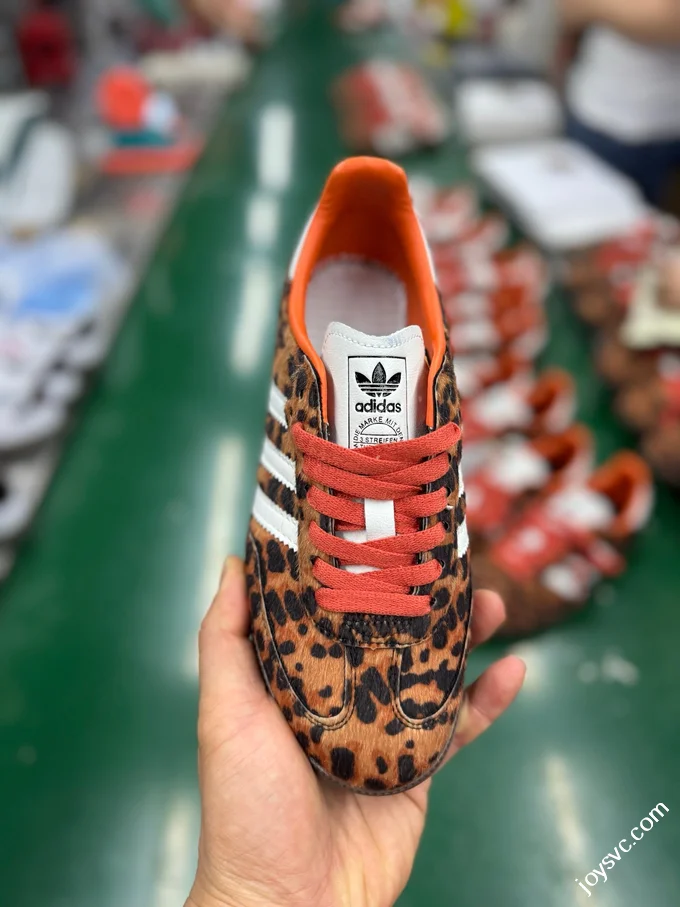 AD Originals Samba OG Brown Leopard Print Sneakers JI2734