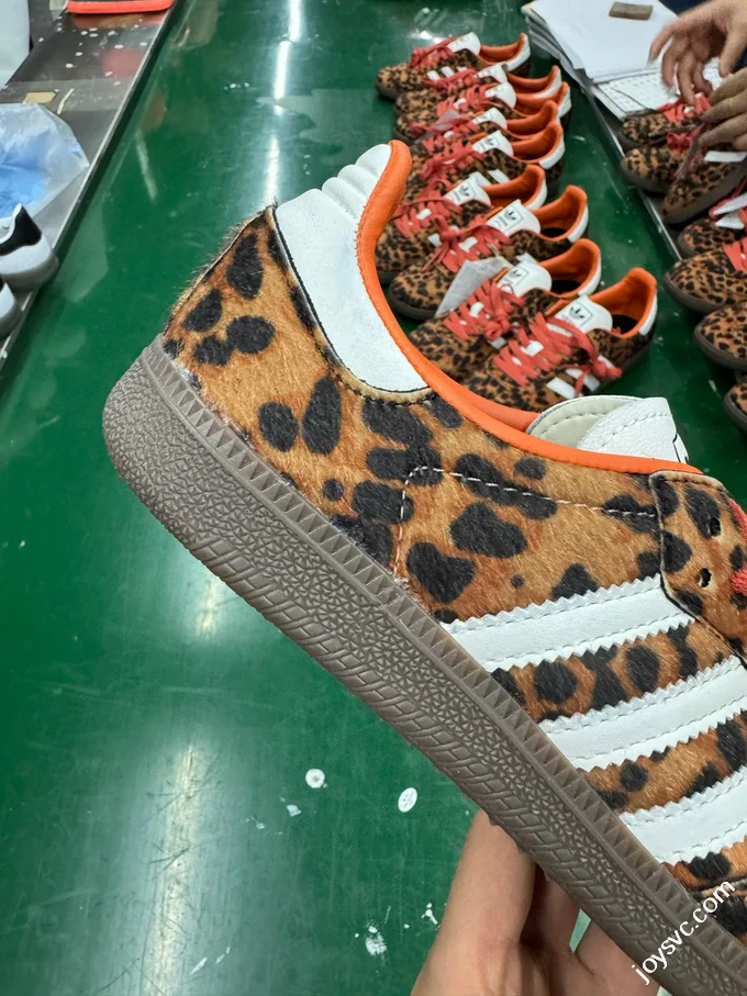 AD Originals Samba OG Brown Leopard Print Sneakers JI2734