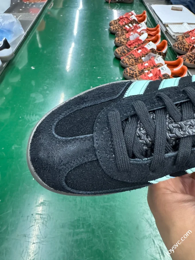 Adidas Originals Gazelle Indoor Black Green JR7112
