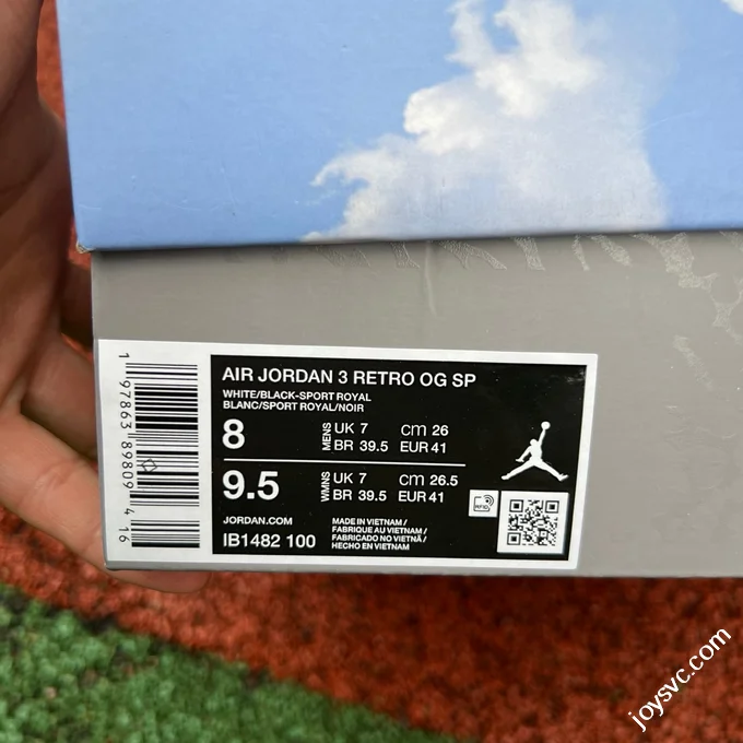 AJ3 Seoul 2.0 White Blue Red Korea OG IB1482-100