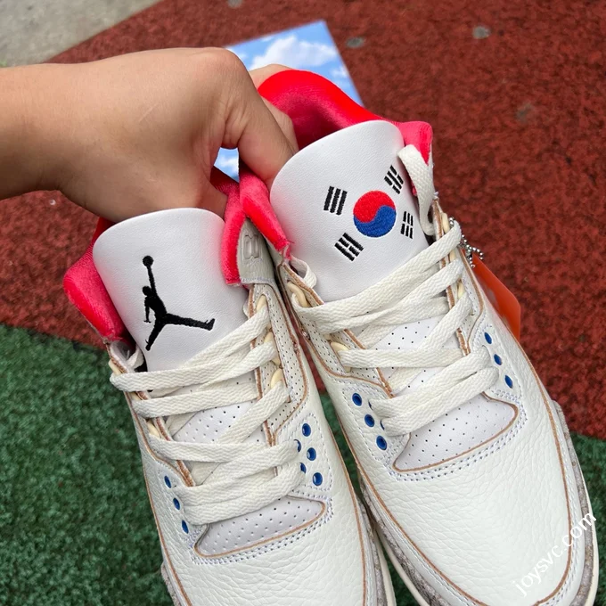 AJ3 Seoul 2.0 White Blue Red Korea OG IB1482-100
