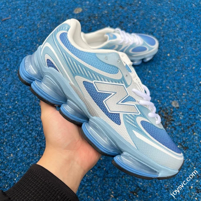 NB2000BA White Blue Cushioning Sneakers