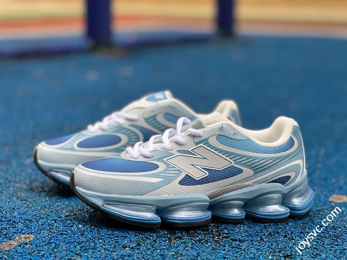 NB2000BA White Blue Cushioning Sneakers