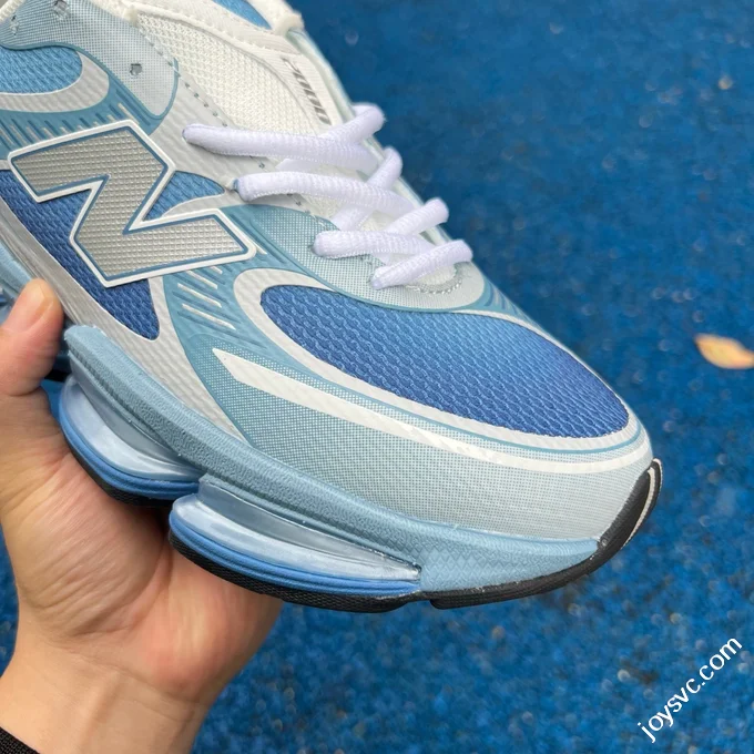 NB2000BA White Blue Cushioning Sneakers