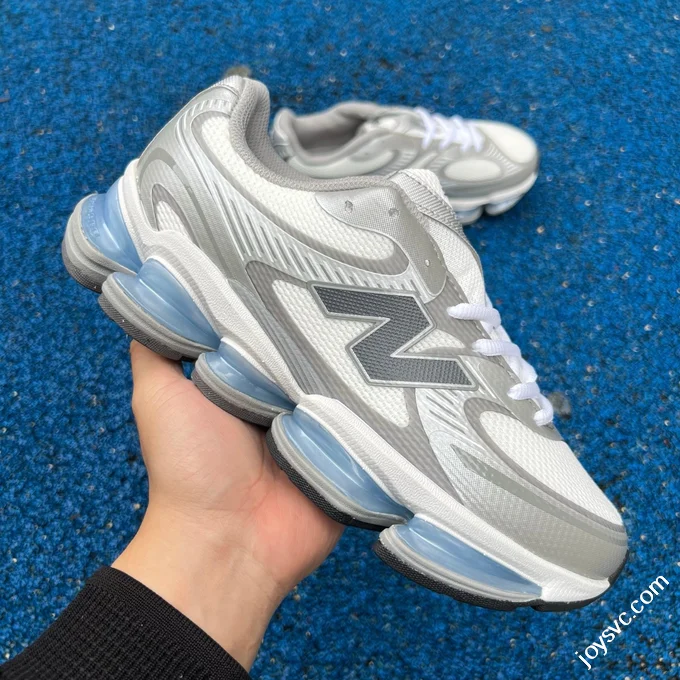 NB2000AA White Grey Blue Cushioning Sneakers