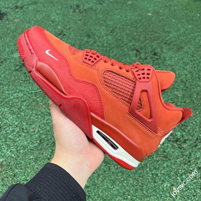 GX Pure Original AJ4 Red Brick Orange Brown Low Retro Basketball Shoes HF4340-800
