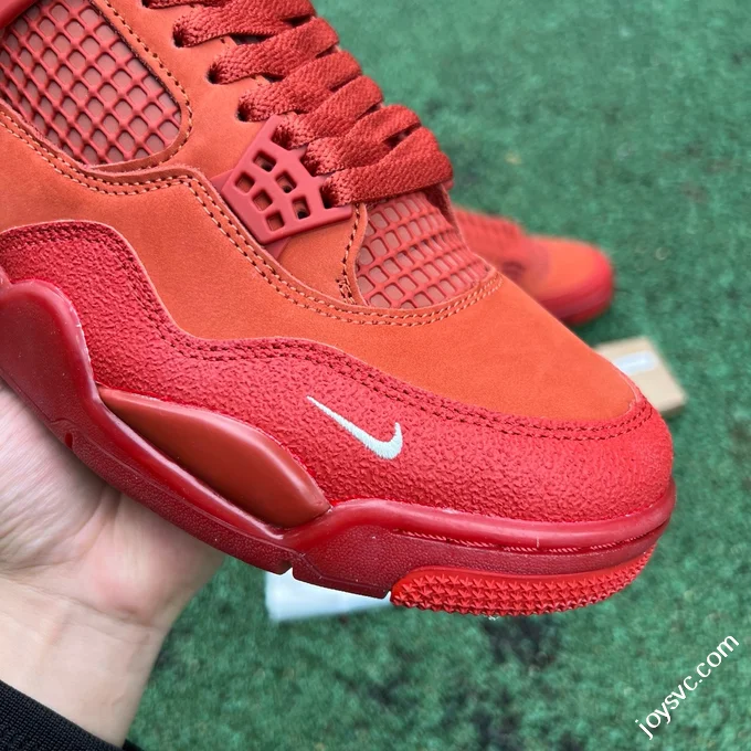GX Pure Original AJ4 Red Brick Orange Brown Low Retro Basketball Shoes HF4340-800