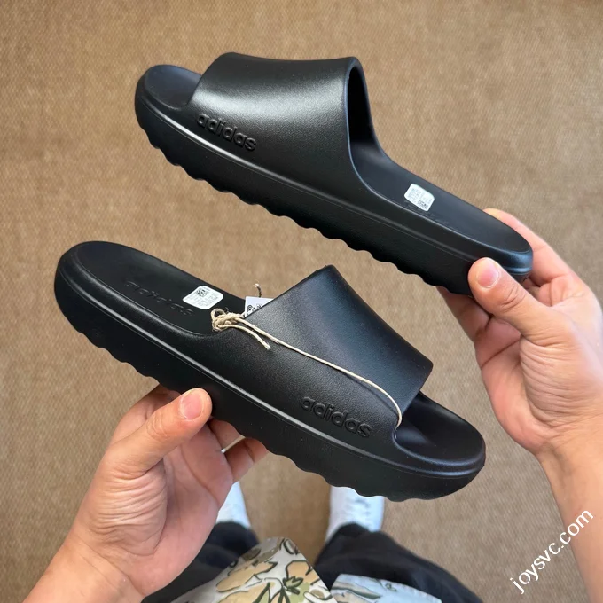 Adidas LUMIA ZNSORY SANDAL Anti-Slip One-Strap Slides Black JP9579