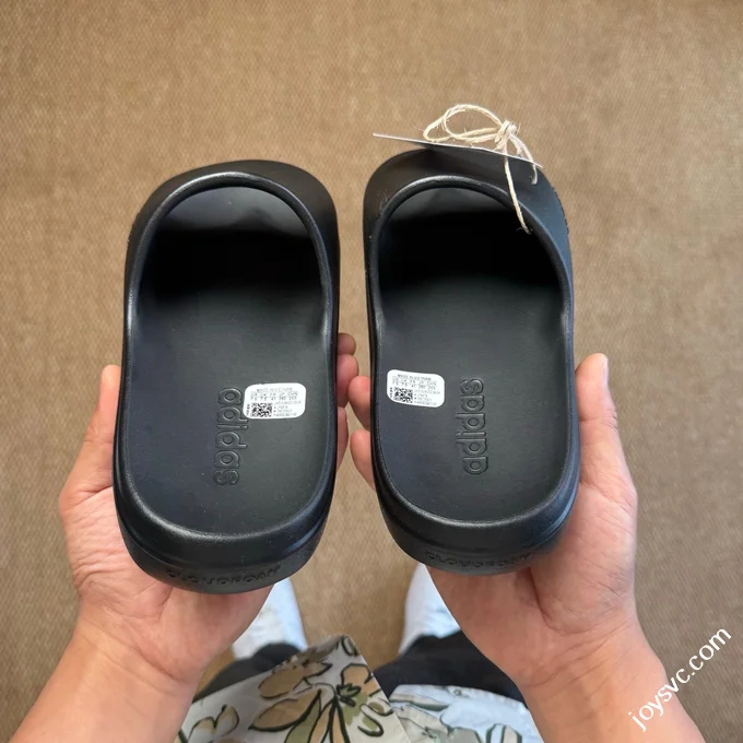 Adidas LUMIA ZNSORY SANDAL Anti-Slip One-Strap Slides Black JP9579
