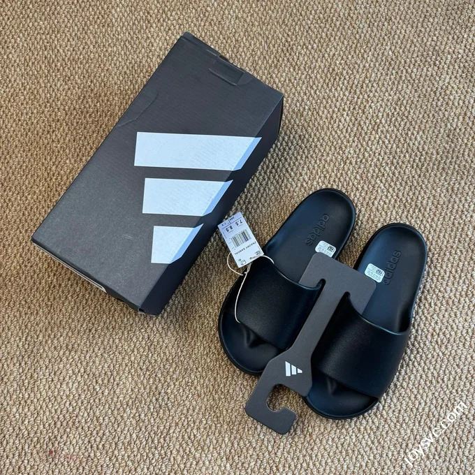 Adidas LUMIA ZNSORY SANDAL Anti-Slip One-Strap Slides Black JP9579