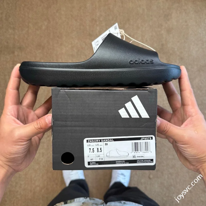 Adidas LUMIA ZNSORY SANDAL Anti-Slip One-Strap Slides Black JP9579