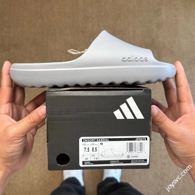 Adidas LUMIA ZNSORY SANDAL Anti-Slip One-Strap Slides Grey JP9579
