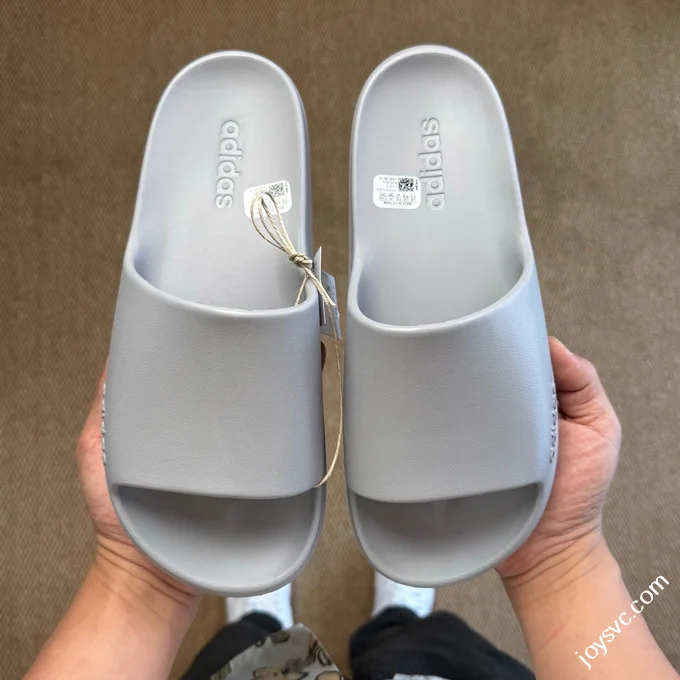 Adidas LUMIA ZNSORY SANDAL Anti-Slip One-Strap Slides Grey JP9579
