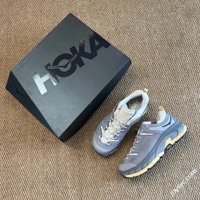 Pure Original Hoka Ultra Toa Purple Grey GTX Waterproof Hiking Shoes 1130310/OKP