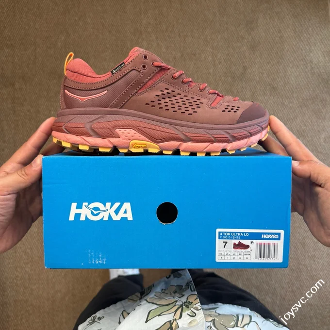 Pure Original Hoka Ultra Toa Hot Red GTX Waterproof Hiking Shoes 1130310/SHTS