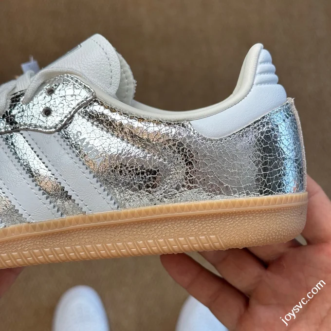 Adidas Originals Samba Reflective Silver Training Shoes JR0035