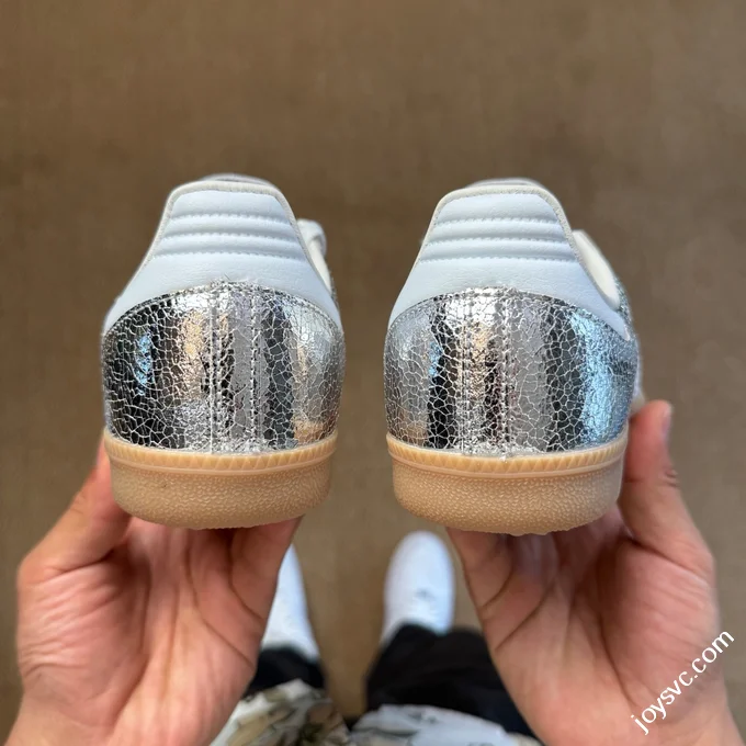 Adidas Originals Samba Reflective Silver Training Shoes JR0035