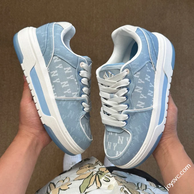MLB Chunky Liner College Style Platform Sneakers Light Blue 3ASXD065N (GP002)