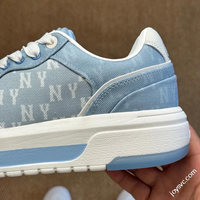 MLB Chunky Liner College Style Platform Sneakers Light Blue 3ASXD065N (GP002)