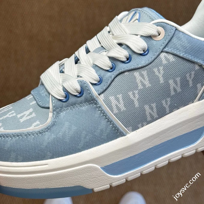 MLB Chunky Liner College Style Platform Sneakers Light Blue 3ASXD065N (GP002)