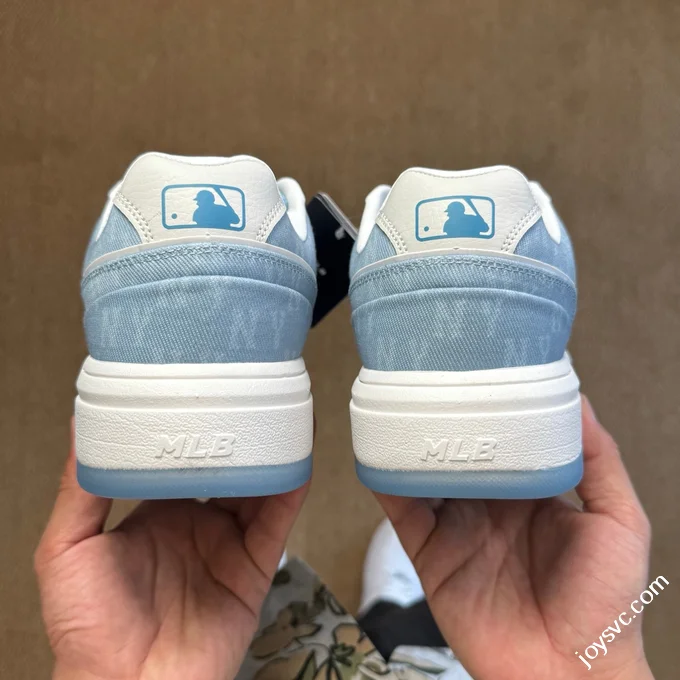 MLB Chunky Liner College Style Platform Sneakers Light Blue 3ASXD065N (GP002)
