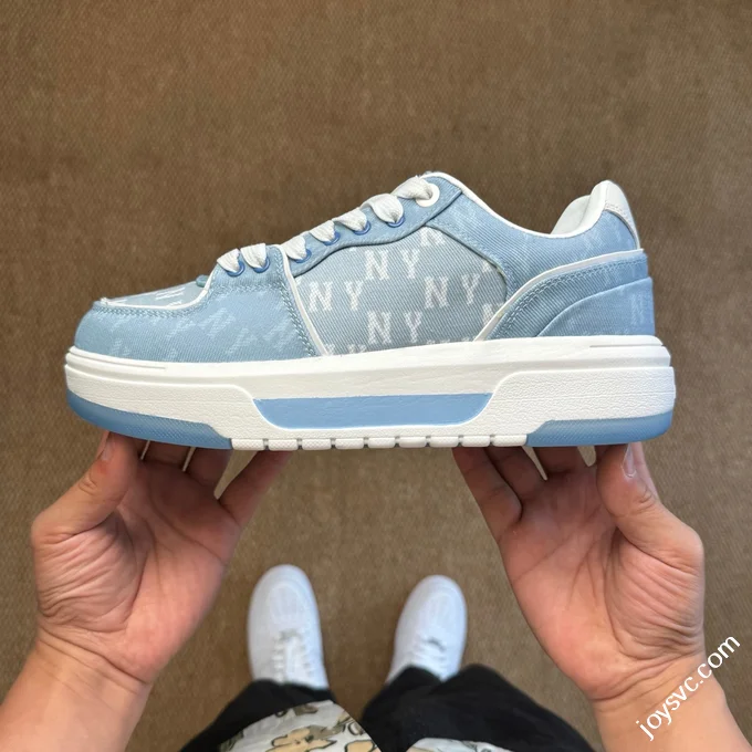 MLB Chunky Liner College Style Platform Sneakers Light Blue 3ASXD065N (GP002)