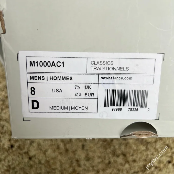 Pure Original NB 1000 Off-White Sneakers M1000AC1